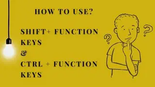 Shift shortcut keys| function keys in computer| Ctrl function keys
