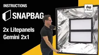 How to mount the SNAPBAG onto Litepanels Gemini 2x1 (Dual Array)