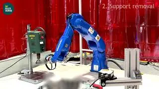 Automated post-processing for complex metal implants