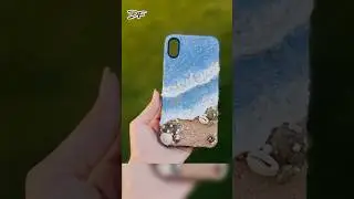DIY Beach Phone Case .Aesthetic Summer Vibes#diy #art #phonecase #aesthetic