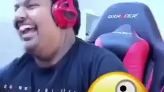 Funny cat tries to copy a fat man