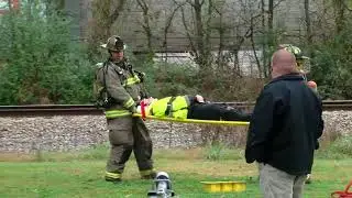 Murray County emergency crews respond to mock train derailment