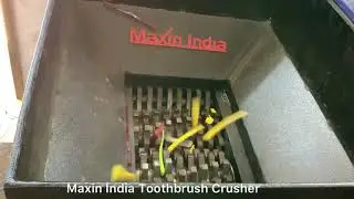 Tooth brush shredder Machine, Tooth brush Crusher, Hard Plastics Shredding, #HardPlasticCrushing