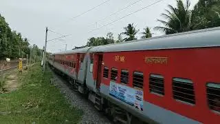 HIGH SPEED TRAIN ACTION|MAXIMUM PERMISSIBLE SPEED| ERNAKULAM - MADGAON SF EXPRESS