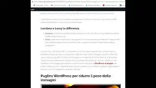 Come ridurre il peso delle immagini nei siti WEB nei principali CMS come Wordpress, Wix , Joomla