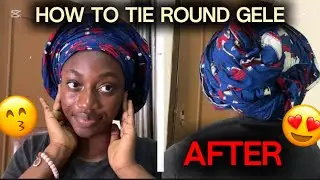 Tutorial on how to tie Gele without pin|for beginners❤️