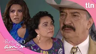Magda confiesa que Aquiles es el padre de Violeta | Un refugio para el amor 2/2 | Capítulo 117 | tln