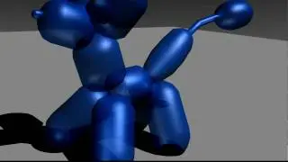 Balloon animal Blender animation