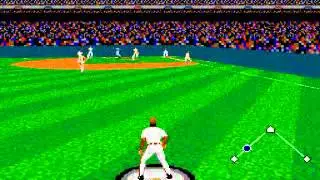 Tecmo Super Baseball SNES Gameplay