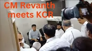 Telangana CM Revanth Reddy at Yashoda Hospital to see former CM KCR