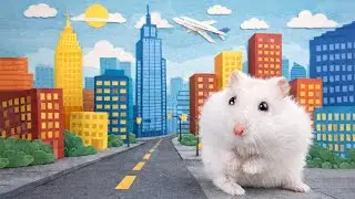 A Cute Hamster Exploring a Fun Adventure Maze Step by Step | Hamsterious
