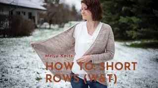 How to: Knitting short rows in flat (wrap & turn)