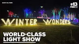 Immerse yourself in over 2.5 million twinkling lights at Sandy Hill Farm's Winter Wonders