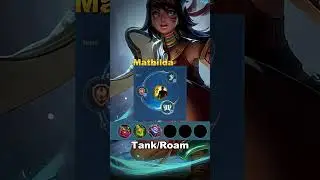 2024  Mathilda Best Build and Emblem Setup Guide Mobile legends #shorts #chouexp #fyp