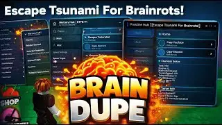 🔥 BRAIN DUPE?! 4 OP Scripts in Escape Tsunami For Brainrots! (INSANE)