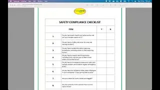 Total WHS - Safety Compliance Checklist