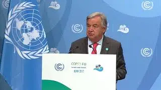 Secret&aacute;rio-geral da ONU na Confer&ecirc;ncia sobre Mudan&ccedil;a Clim&aacute;tica, COP 23