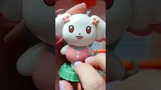 Satisfying With Unboxing Pink Bunny Laundry Set ASMR (No Music)