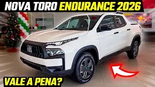 AVALIAÇÃO NOVA FIAT TORO ENDURANCE 2026 EM DETALHES