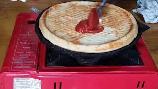 Pizza a la plancha, r&aacute;pida y sabrosa.
