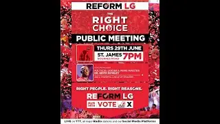 People's National Movement St. James Public Meeting - Thursday June 29th, 2023