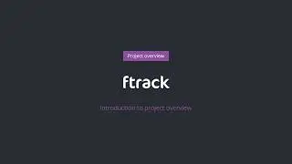 Что такое Overview в ftrack?