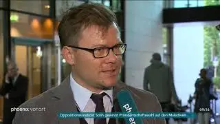 Carsten Schneider im Interview zur Einigung um Causa Maaßen am 24.09.2018