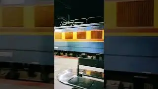 First Time Capture E-Loco With Hubli-Dadar Express From Miraj junction...