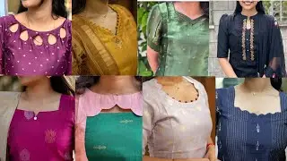 New Simple Kurti Neck Designs/Suit Front Neck Designs 2025/Kurti Gala Designs 2025