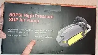 50PSI Portable SUP Air Pump ,12V DC