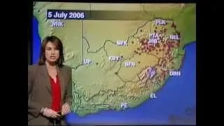 MODIS true color image shown on SABC weather forecast segment