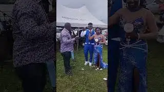 A toast by the couple #shorts #youtubeshorts #wedding