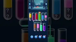 Water Sort Level 98 Walkthrough Solution Android/iOS