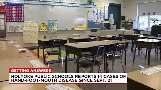 Holyoke schools reporting 14 cases of hand, foot, and mouth disease