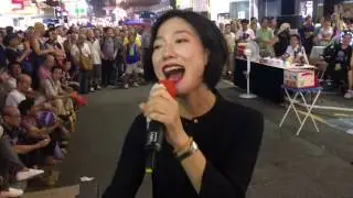 旺角街頭表演-（2017-07-30）旺角羅文~ 小龍女唱 