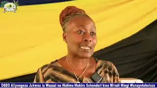 AFISA ELIMU SEKONDARI KYERWA AKUTANA NA JUKWAA LA WAZAZI MUKIRE