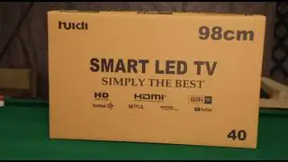 HUIDI 98 cm (40 Inches) HD Ready Smart LED TV HD42D1M18 (Black) (2022 Model)