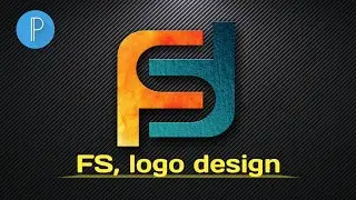FS logo design | pixellab app tutorial | How to make a logo design in Android phone | @jahid_art