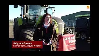 Save British Farming tractor demo in Swindon