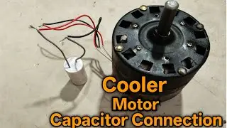 Cooler Motor Connection Ka Sabse Aasan Tarika | Water Cooler Motor Capacitor Connection