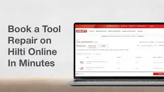 Book a Tool Repair on Hilti Online In Minutes