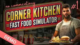 My new food simulator obsession?! | Corner Kitchen Fast Food Simulator #1
