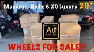 WHEELS 4 SALE!!! New 20&rdquo; Rims 5x112 20x10.5 20x11 20x9 #Niche #Mandrus #xo #mercedes