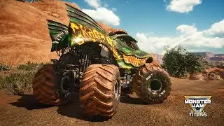 Monster Jam Steel Titans - Dragon - Open World Free Roam Gameplay (PC HD) [1080p60FPS]