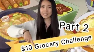 Part 2 - $10 Grocery Budget Cooking Challenge | Sunny Life