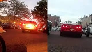 Harley on 250yr old brick road. GoPro 8 vs Asako Brave stabilization test.