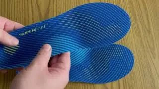 Superfeet Run Comfort Thin Insoles Carbon Fiber Running Shoe Orthotic Slim Inserts