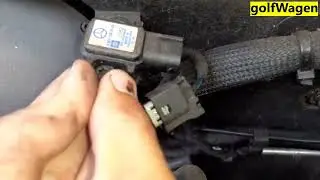 Mercedes A W168 map sensor change