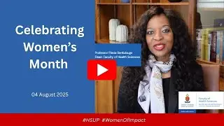 Professor Flavia Senkubuge Dean Faculty of Health Sciences YouTube