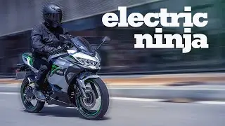 This Kawasaki Ninja Motorcycle Is ELECTRIC!